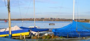 mudeford boats at rest